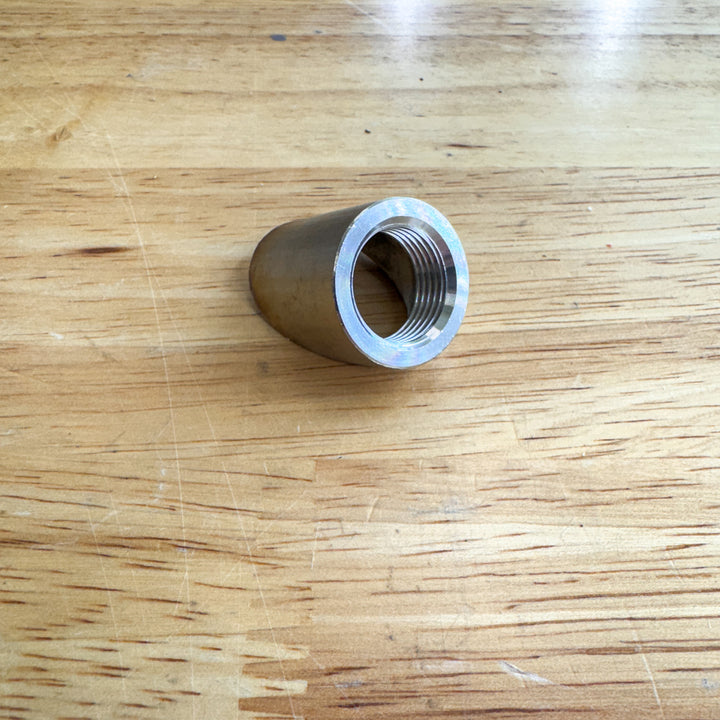 Stainless Steel O2 Sensor Weld Bung 45° Cut M18x1.5