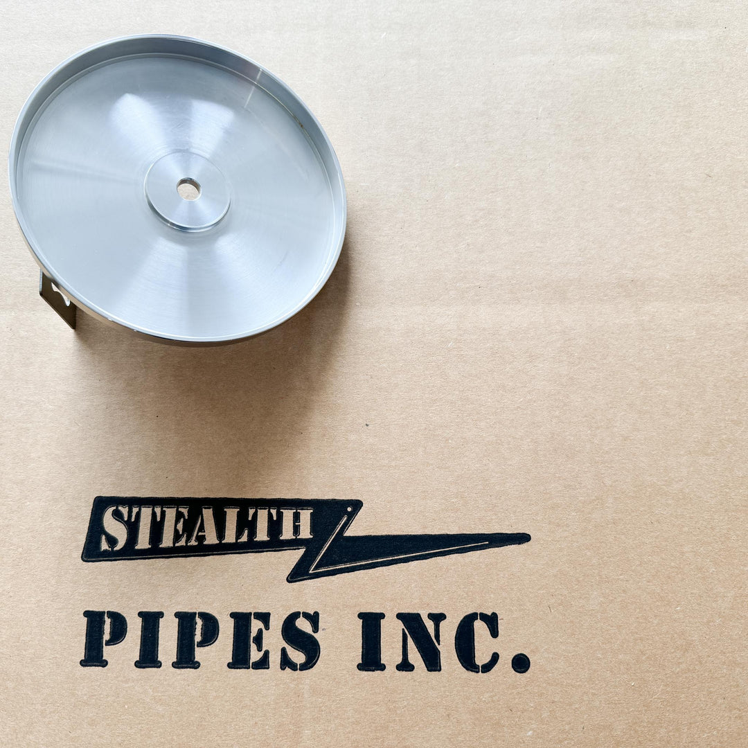 Stealth Pipes Air Cleaner Cover – CNC machined 6061 aluminum with custom engraving option
