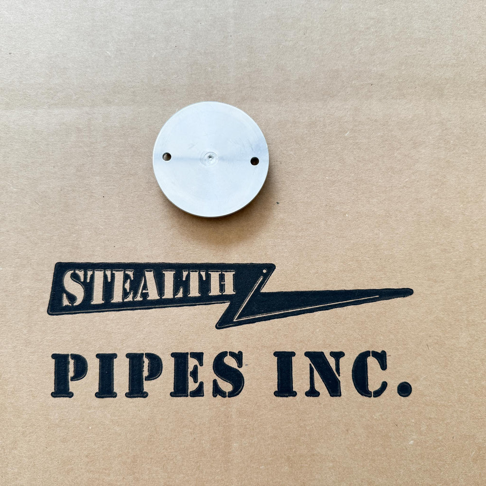 Stealth Pipes M8 18–23 Points Cover – custom engraving option, raw machined aluminum