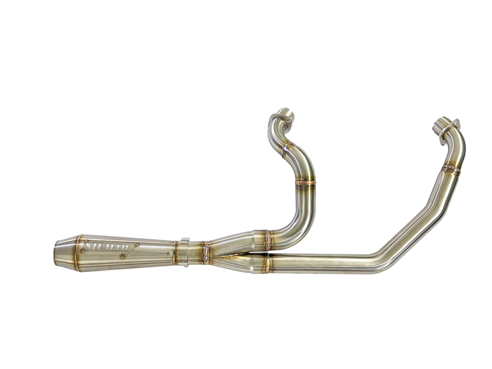 Indian Chief exhaust system 2022–2025 by Stealth Pipes – American-made stainless steel performance pipes