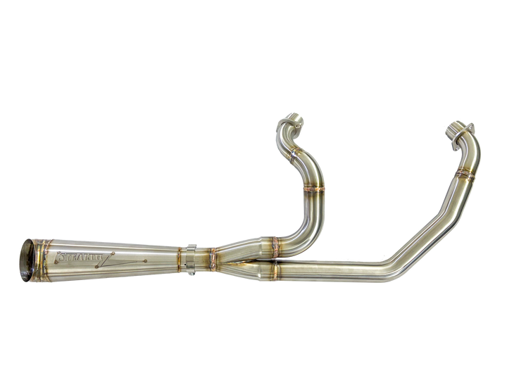 Stealth Pipes exhaust system installed on 2022–2025 Indian Chief motorcycle – stainless steel headers and muffler