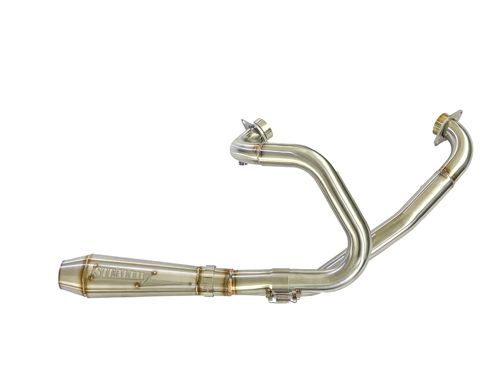 Indian Scout stainless exhaust by Stealth Pipes – American-made performance system