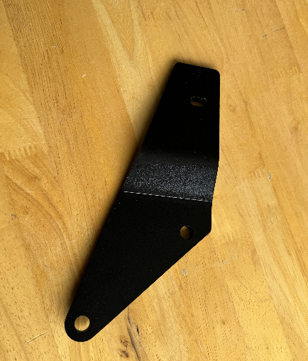 Close-up of Stealth Pipes Replacement Bracket – exhaust mounting hardware detail view