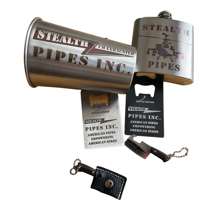 Stealth Pipes SWAG Shipping Pack – Stickers, Merch & Rider Extras