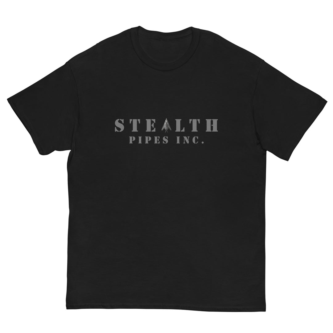 Stealth Pipes A-117 T-shirt in black – logo graphic tee