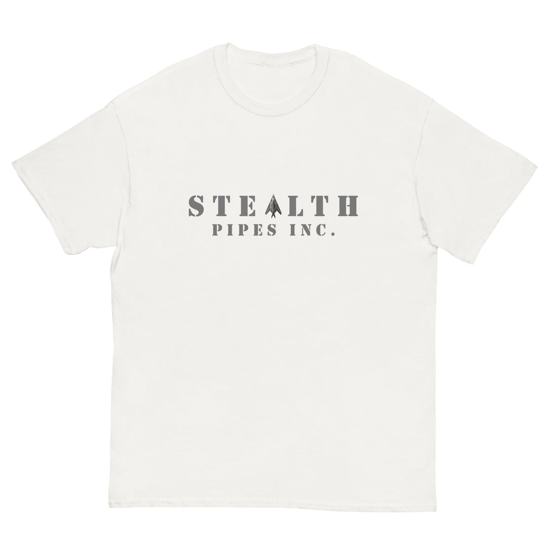 Stealth Pipes A-117 T-shirt in white – logo graphic tee