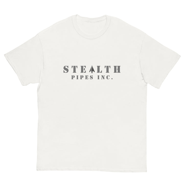 Stealth Pipes A-117 T-shirt in white – logo graphic tee