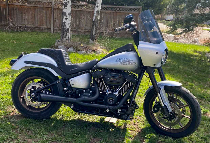 Stealth Pipes exhaust system installed  – view of side (2017–2025)