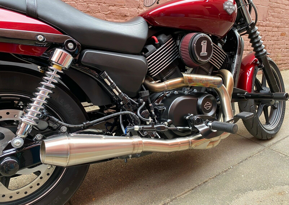 Stealth Pipes exhaust muffler on Harley XG 750 – stainless performance upgrade for 500 and 750 models